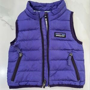 Patagonia Kids Purple Puffer Vest